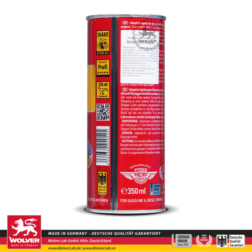 Wolver Motor Flush Adapter 350ml